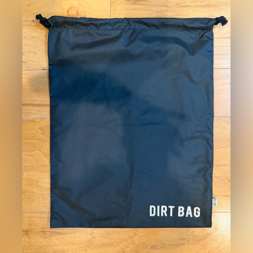 Beis Dirt Bag Black Laundry Drawstring Bag